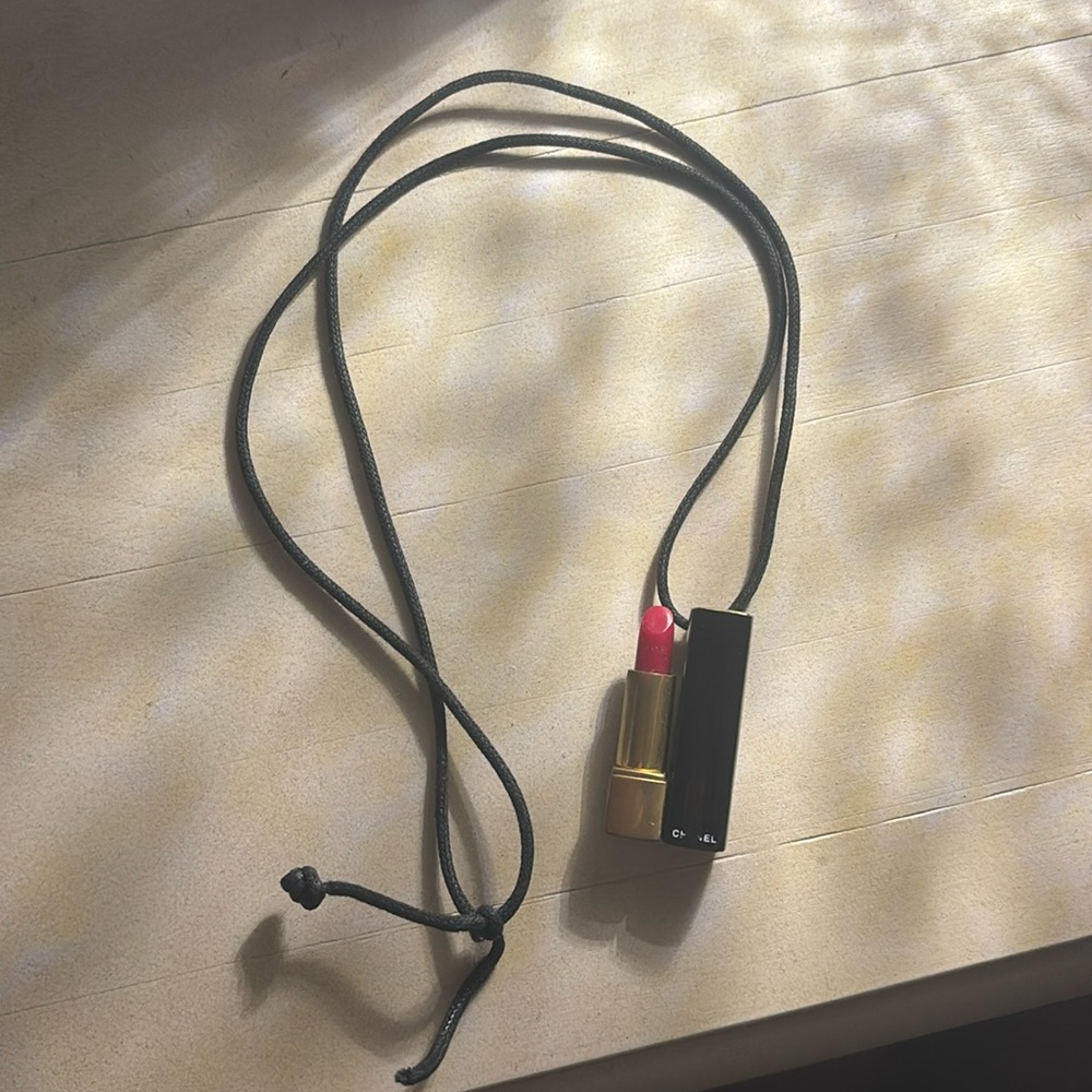 Chanel Allure Lipstick Pendant
Necklace